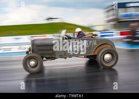 VHRA Ressortissants Vintage réunion de courses, Santa Pod Raceway, Avril 2019 Banque D'Images