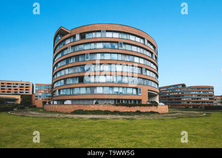 Immobilier moderne appartement extérieur, la façade de l'immeuble Banque D'Images