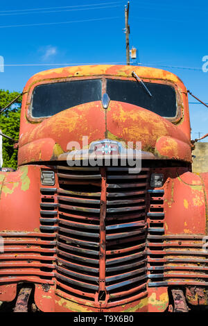 Vieille internationale reprise de Dave's vieux camion de collecte de sauvetage dans Sprague, l'État de Washington, USA [pas de biens disponibles pour : editorial corte Banque D'Images