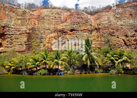 Xingo Canyon, Sergipe, Brésil Banque D'Images
