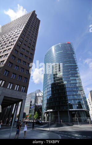 Bahn Tower, Berlin, Allemagne Banque D'Images