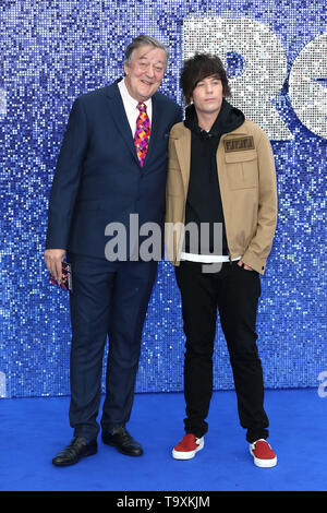 Stephen Fry et Elliott Spencer, Rocketman - UK Premiere, Leicester Square, Londres, Royaume-Uni, 20 mai 2019, photo de Richard Goldschmidt Banque D'Images