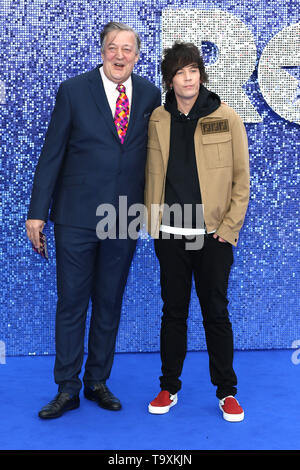 Stephen Fry et Elliott Spencer, Rocketman - UK Premiere, Leicester Square, Londres, Royaume-Uni, 20 mai 2019, photo de Richard Goldschmidt Banque D'Images