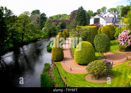 Une promenade autour d'Alloway Ayrshire dans le lieu de naissance de Robert (Rabbie Burns). Banque D'Images