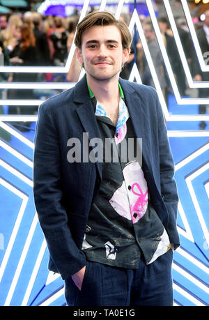 Charlie Rowe participant à la Rocketman UK Premiere, à l'odéon Luxe, Leicester Square, Londres Banque D'Images