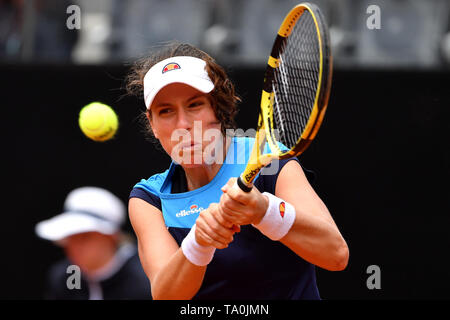 Johanna Konta de Grande-bretagne en action lors du match contre Kiki Bertens des Pays-Bas Roma 18/05/2019 Foro Italico Internazionali BNL D Banque D'Images