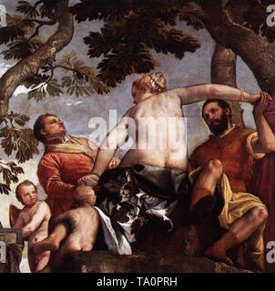 Paolo Veronese - allégorie amour je l'infidélité 1575 Banque D'Images