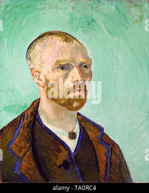 Vincent van Gogh, Autoportrait (dédié à Paul Gauguin), Arles, Septembre 1888 Banque D'Images