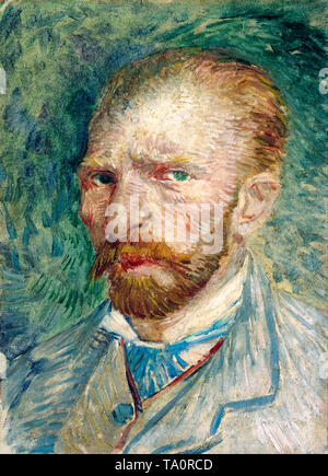 Vincent van Gogh, autoportrait, Paris, juin 1887 Banque D'Images