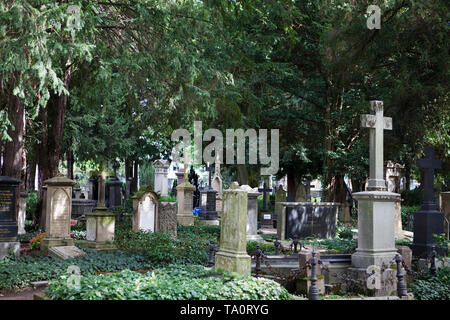 Alter Friedhof cimetière, Bonn, Rhénanie du Nord-Westphalie, Allemagne, Europe Banque D'Images