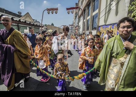 21 mai 2019 - SÃ£o Paulo, SÃ£o Paulo, Brésil - SÃƒO PAULO, BRÉSIL - le 21 mai : VESAK:bouddhistes célèbrent la naissance de Bouddha dans le quartier de Liberdade SÃ£o Paulo. Buddha Purnima, aussi connu comme le Bouddha Jayanti est la fête d'anniversaire de Bouddha. C'est la plus sacrée de festival bouddhiste et commémore la naissance et l'illumination des Bouddhas Seigneur. Credit : Cris Faga/ZUMA/Alamy Fil Live News Banque D'Images