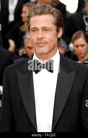 Cannes, France. 21 mai, 2019. Brad Pitt assistant à l était une fois à Hollywood' premiere pendant le 72e Festival du Film de Cannes au Palais des Festivals le 21 mai 2019 à Cannes, France Crédit : Geisler-Fotopress GmbH/Alamy Live News Banque D'Images