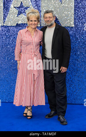 Lorraine Ashbourne et Andy Serkis assister à la 'Rocketman' UK premiere at Odeon Leicester Square. Banque D'Images