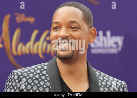 Los Angeles, USA. 21 mai, 2019. Will Smith lors de la première mondiale du Disney's 'Aladdin' tenue à El Capitan Theatre, à Hollywood, CA, le 21 mai 2019. Crédit photo : Joseph Martinez/PictureLux PictureLux / Crédit : Les Archives de Hollywood/Alamy Live News Banque D'Images