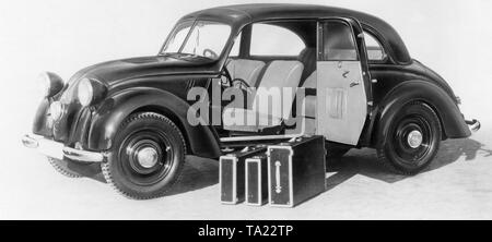 Vue de l'intérieur d'une Mercedes Benz Type 170 Heckmotorwagen d'H. Banque D'Images