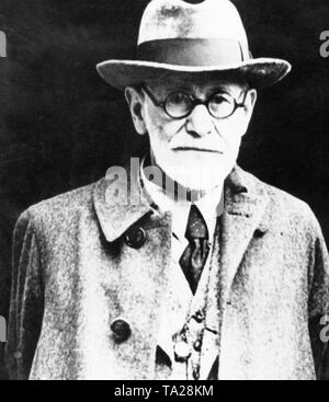 Portrait de Sigmund Freud, psychanalyste autrichien Banque D'Images