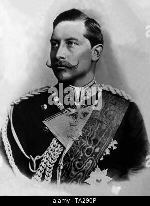 Guillaume II (1859-1941), l'empereur allemand et roi de Prusse. Banque D'Images