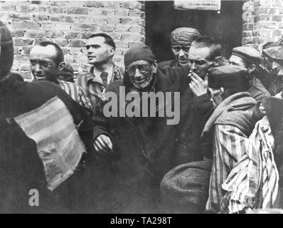 Le Woebblin camp, près de la ville de Ludwigslust, était un subcamp du camp de concentration de Neuengamme. Les SS avaient établi des Woebblin au début de février 1945 au camp de concentration de prisonniers que les SS avaient évacués d'autres camps pour empêcher leur libération par les Alliés. À sa hauteur, Woebblin lieu quelque 5 000 détenus, Banque D'Images