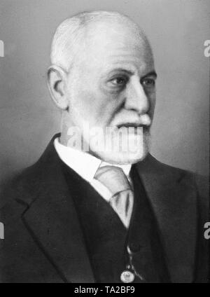 Portrait de Sigmund Freud, psychanalyste autrichien Banque D'Images