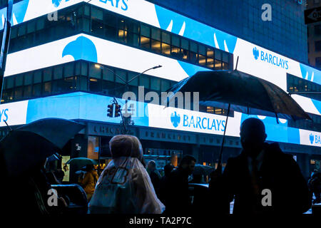 L'ancien siège mondial de Lehman Brothers à New York, maintenant Barclays Capital le mardi 14 mai 2019. (Â© Richard B. Levine) Banque D'Images