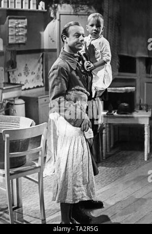 Comme Ruehmann Heinz Hermann Knittel dans le film 'Le Gasman' par Carl Froehlich, basé sur le roman du même nom de Heinrich Spoerl. Banque D'Images