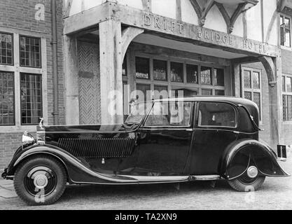 Une Rolls Royce Silver Ghost avec un corps spécial Sedanca coupé pour le prince géorgien Alexis Mdiwani. Le corps est un élément de l'entreprise de fabrication de corps de voiture Thrupp & Maberly Ltd. Banque D'Images