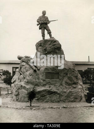 Le naval monument à Swakopmund, Afrique du Sud-ouest allemand, a été inaugurée en 1908 et est dit pour commémorer les soldats allemands au cours de la 1904-1908 soulèvement Herero et Nama. Banque D'Images