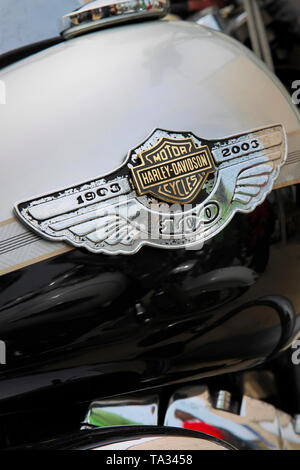 Harley-Davidson 2003 Sportster moto détail Banque D'Images