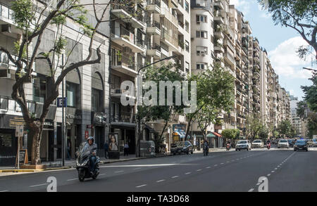 Avenida Callao, Buenos Aires, Argentine Banque D'Images