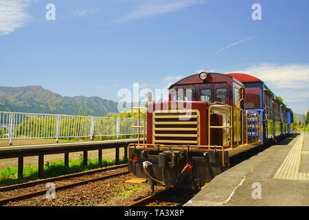 Minami Aso Railway, Kumamoto Prefecture, Japan Banque D'Images