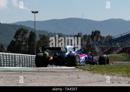 Barcelone, Espagne. Mai, 14th, 2019. Daniil Kvyat de Russie avec 26 Scuderia Toro Rosso sur la voie d'essai de F1 au Circuit de Catalunya. Banque D'Images