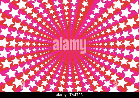 American Background with stars and stripes. Maison de vacances USA Independence Day design graphique illustration vecteur EPS10 Illustration de Vecteur