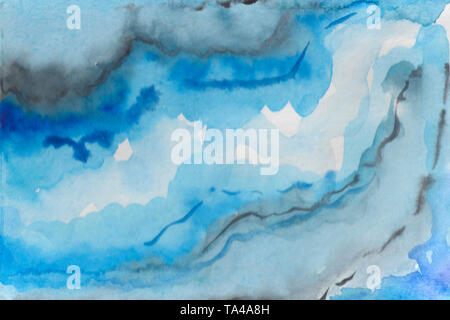 Watercolor background illustration peinte à la main. Aquarelle dégradé comme marble texture Banque D'Images