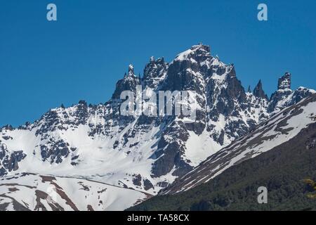 Cerro Castillo Mirador du Cerro Castillo, Région de Aysen, Patagonie, Chili Banque D'Images