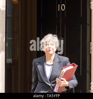 Londres, Royaume-Uni. 22 mai 2019. Theresa peut MP PC, Premier ministre au 10 Downing Street, London Credit Ian Davidson/Alamy Live News Banque D'Images