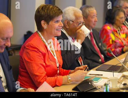 Lausanne, Suisse. 22 mai, 2019. Lausanne, Suisse - le 22 mai 2019 : Le Comité International Olympique, CIO, réunion du bureau exécutif avec Nicole Hoevertsz | Conditions de crédit dans le monde entier : dpa/Alamy Live News Banque D'Images