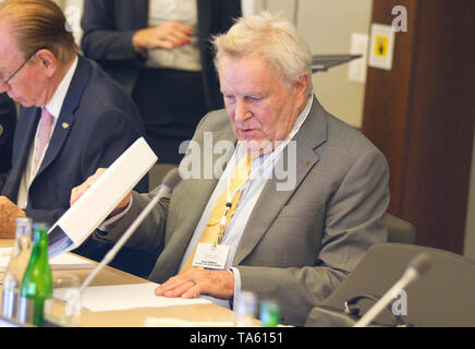 Lausanne, Suisse. 22 mai, 2019. Lausanne, Suisse - le 22 mai 2019 : Le Comité International Olympique, CIO, réunion du bureau exécutif avec Denis Oswald | Conditions de crédit dans le monde entier : dpa/Alamy Live News Banque D'Images