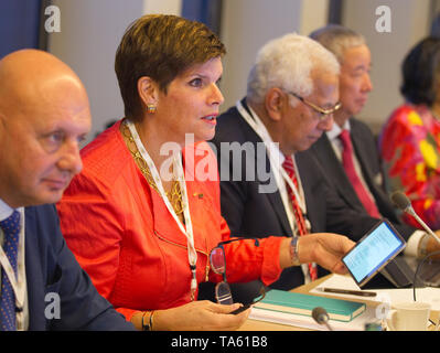 Lausanne, Suisse. 22 mai, 2019. Lausanne, Suisse - le 22 mai 2019 : Le Comité International Olympique, CIO, réunion du bureau exécutif avec Nicole Hoevertsz | Conditions de crédit dans le monde entier : dpa/Alamy Live News Banque D'Images