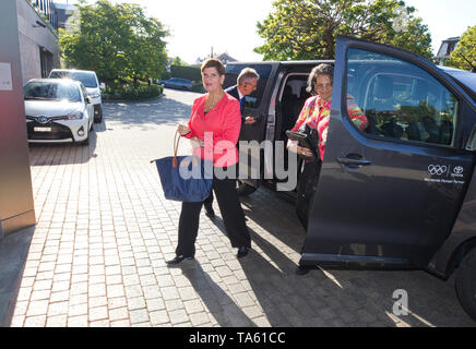 Lausanne, Suisse. 22 mai, 2019. Lausanne, Suisse - le 22 mai 2019 : Le Comité International Olympique, CIO, réunion du bureau exécutif avec Nicole Hoevertsz | Conditions de crédit dans le monde entier : dpa/Alamy Live News Banque D'Images