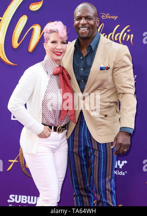Hollywood, États-Unis. 21 mai, 2019. HOLLYWOOD, LOS ANGELES, CALIFORNIE, USA - Le 21 mai : Rebecca King-Crews et mari/acteur Terry Crews arrivent à la première mondiale du Disney's 'Aladdin' tenue à l'El Capitan Theatre le 21 mai 2019 à Hollywood, Los Angeles, Californie, États-Unis. (Photo par Xavier Collin/Image Crédit : Agence de Presse) L'agence de presse Image/Alamy Live News Banque D'Images