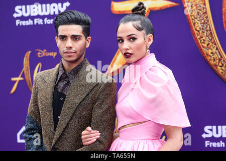 Hollywood, États-Unis. 21 mai, 2019. HOLLYWOOD, LOS ANGELES, CALIFORNIE, USA - 21 mai : l'Acteur Mena Massoud et actrice Naomi Scott arriver lors de la première mondiale du Disney's 'Aladdin' tenue à l'El Capitan Theatre le 21 mai 2019 à Hollywood, Los Angeles, Californie, États-Unis. (Photo par Xavier Collin/Image Crédit : Agence de Presse) L'agence de presse Image/Alamy Live News Banque D'Images