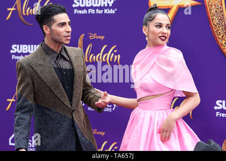 Hollywood, États-Unis. 21 mai, 2019. HOLLYWOOD, LOS ANGELES, CALIFORNIE, USA - 21 mai : l'Acteur Mena Massoud et actrice Naomi Scott arriver lors de la première mondiale du Disney's 'Aladdin' tenue à l'El Capitan Theatre le 21 mai 2019 à Hollywood, Los Angeles, Californie, États-Unis. (Photo par Xavier Collin/Image Crédit : Agence de Presse) L'agence de presse Image/Alamy Live News Banque D'Images