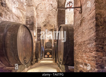 Cantina de'Ricci, Montepulciano, Toscane, Italie Banque D'Images