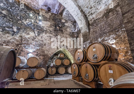 Cantina de'Ricci, Montepulciano, Toscane, Italie Banque D'Images