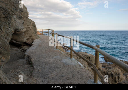 Cala de Sant Francesc de Blanes, Costa Brava, Espagne Banque D'Images