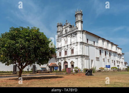 Église et couvent de St François d'Assise, Old Goa, Inde Banque D'Images