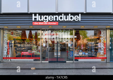 Hugendubel, Centre européen, place Breitscheid, Charlottenburg, Berlin, l'Allemagne, l'Europacenter, Breitscheidplatz, Deutschland Banque D'Images