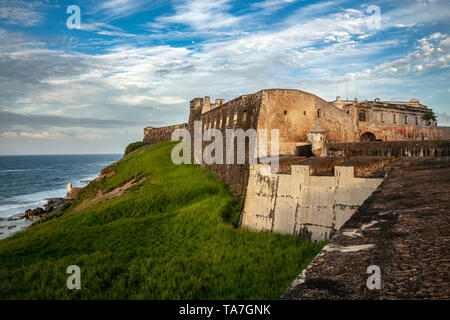 Château de San Cristobal, Site Historique National de San Juan, San Juan, Puerto Rico Banque D'Images