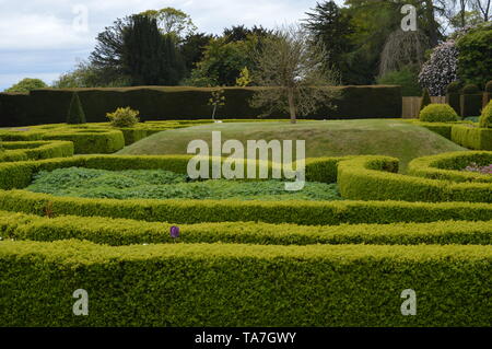 Les beaux jardins de Balcarres, Maison Colinsburgh, Fife, Scotland, mai 2019. Banque D'Images