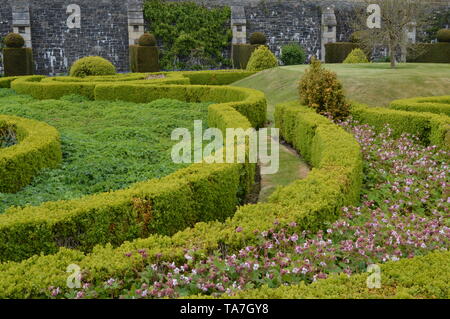 Les beaux jardins de Balcarres, Maison Colinsburgh, Fife, Scotland, mai 2019. Banque D'Images